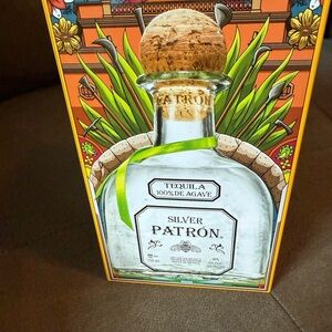 Patrón Silver Limited Edition Tequila Tin Decorative Box
